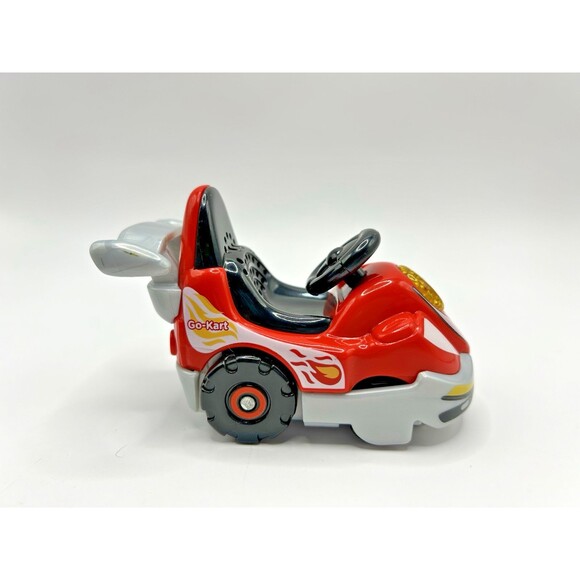 Vtech GO GO SMART Wheels Gavin Red Race Car Go Kart + Blue Race Car Lot Of 2 - Picture 11 of 16